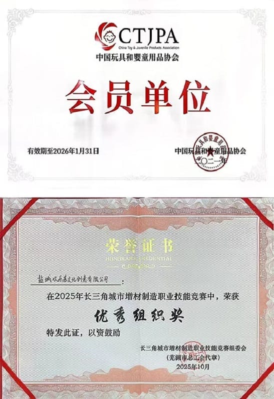 Awards and Certificates